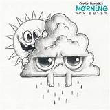 Morning Scribbles Coloring Drawings Cute Kids sketch template