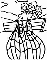 Milagrosa Pesca Coloring School Religionsunterricht Miraculous Discipulos Dis Tem Craftingthewordofgod Preescolar Lecciones Biblicas sketch template