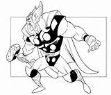 Coloring Thor Pages Choose Board sketch template