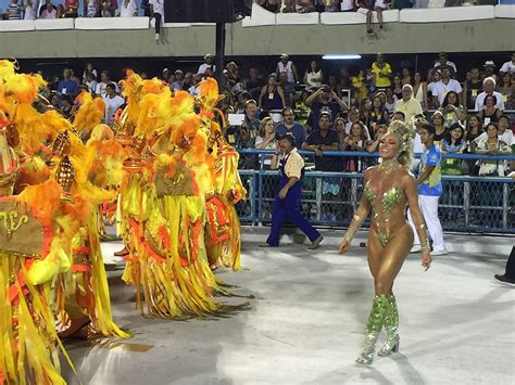 Rio Carnival Moving To The Music Of Samba