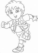 Coloring Diego Pages Go Kids Printable sketch template