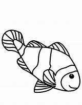 Clown Fish Coloring Pages Clownfish Drawing Kids Color Nemo Finding Getdrawings Colouring Getcolorings Printable Tocolor sketch template