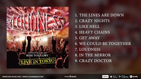 loudness   tokyo official cd  pre listening youtube