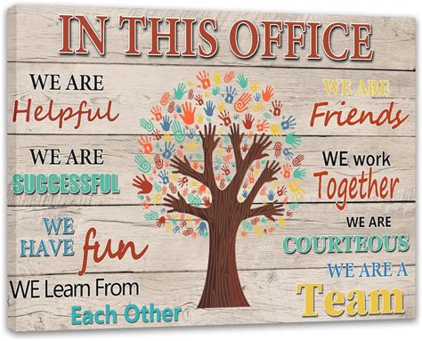 buy   office wall art posters    team poster  office