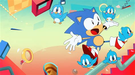cool sonic mania wallpaper   opening animation