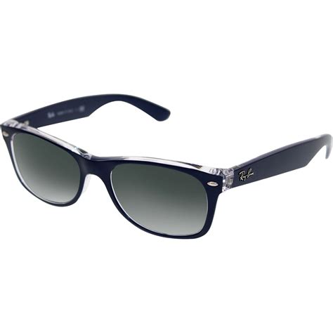 Ray Ban Men S New Wayfarer Rb2132 6053 71 52 Blue Wayfarer Sunglasses