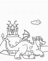 Dragon Coloring Pages Castle Slitherio Cute Front Printable Luxury Drawing Divyajanani Print sketch template