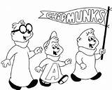 Coloring Pages Alvin Chipmunks Kickin Printable Xd Disney Cartoons Popular sketch template