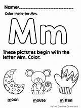 Letter Mm Worksheet Worksheets Kindergarten Practice Alphabet Color Introducing Begin Kids Tracing Phonics Upper Lower Case Choose Board Handwriting Great sketch template