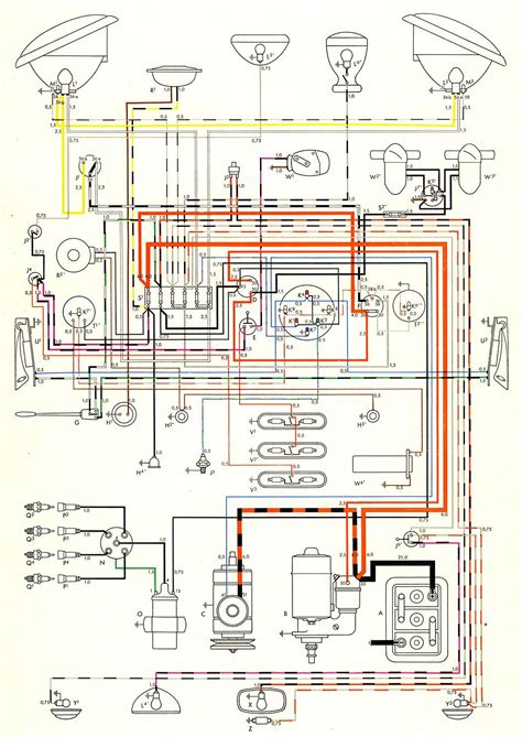 electrical diagram  vw bus diagram electrical diagram wire