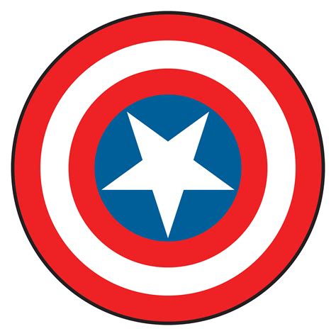 captain america shield clipart image