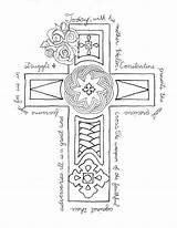 Orthodox Constantine Hymn sketch template