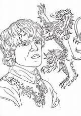 Pages Thrones Coloring Game sketch template