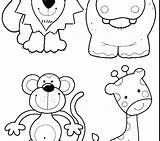 Zoo Coloring Pages Kids Animal Preschoolers Toddlers Animals Drawing Getdrawings Getcolorings sketch template