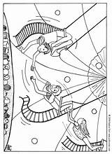 Coloring Pages Trapeze Circus Getcolorings Printable sketch template