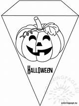 Coloring Halloween Banner Printable Pages Template Color Happy Getcolorings Print sketch template