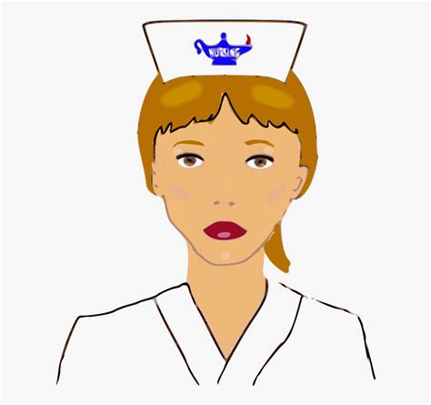 nursing cap outline   nurse  transparent clipart clipartkey