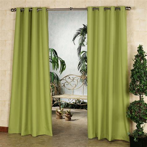 gazebo solid color indoor outdoor curtain panel