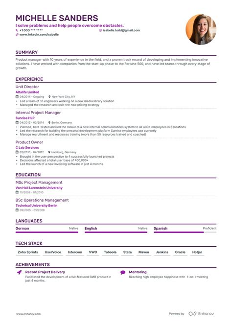 resume examples guide
