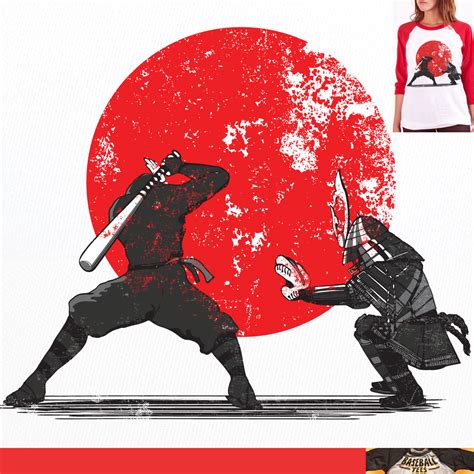 score ninja  samurai  jemae  threadless