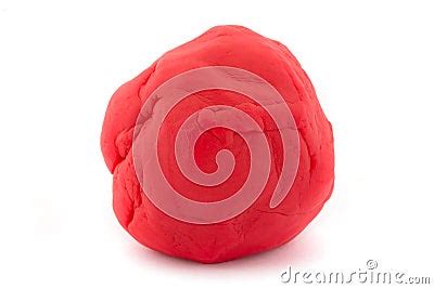 ball  red play dough  white stock images image