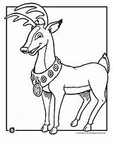 Rudolph Coloring Reindeer Nosed Red Pages Christmas Deer Clipart Drawing Print Collection Cliparts Printable Ultimate Kids Library Animal Printer Send sketch template