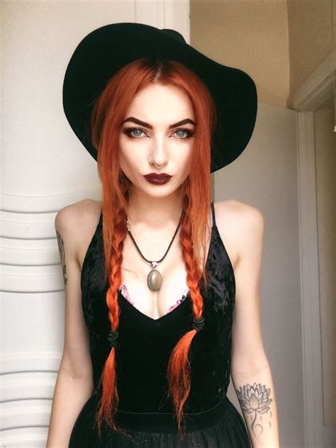 monochrome lace — curuni orange hair don t care 🍁🍊🍂🎃 ꁿ witchy