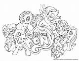 Coloring Pony Little Pages Friendship Magic Printable Mlp Mark Crusaders Cutie Twilight Games Drawing Printables Friends Outline Print Eg Pie sketch template