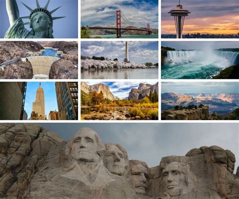 americas top  landmarks   visited