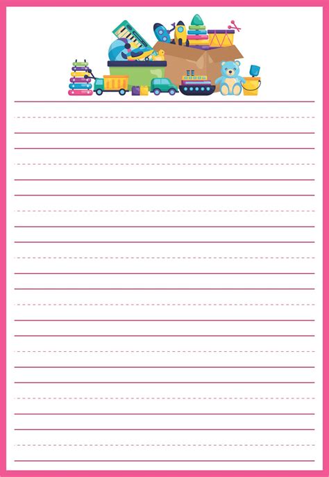 lined writing paper template    printables printablee