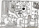 Gromit Wallace sketch template