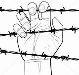 Wire Barbed Coloring Prison Bars Fence Drawing Designlooter Getdrawings Stockfresh Drawings Jail 570px 87kb sketch template