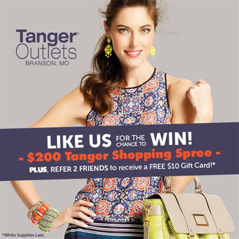 tanger outlets gift card   referrals thrifty momma ramblings