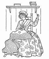 Coloring Pages Sewing Getcolorings House sketch template