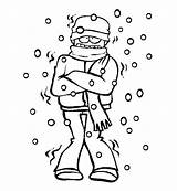 Freezing Shiver Netart Freddo Spoglia Shivering Logica Giochi Indovinelli sketch template