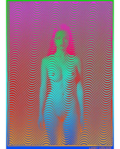 Wavy 56 Psychedelic Trippy Optical Illusion Nude Opart Etsy
