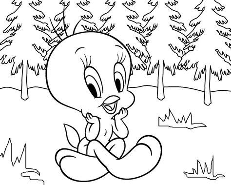cute tweety bird coloring pages bird coloring pages cartoon coloring
