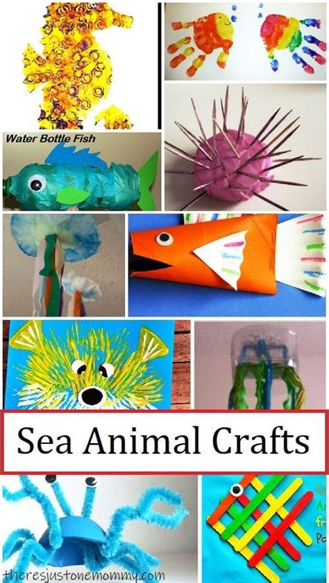 sea animal crafts sea animal crafts animal crafts  kids ocean