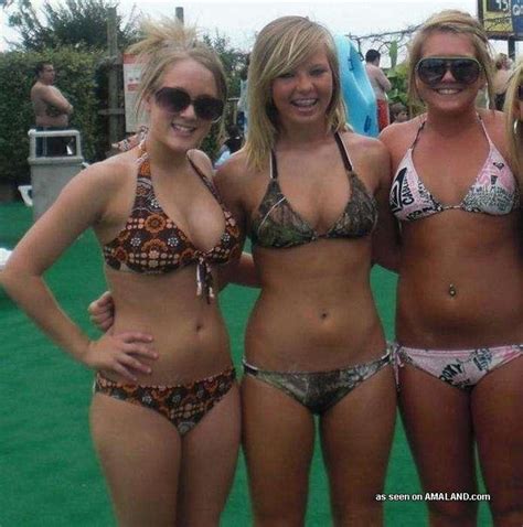 compilation of bikiniclad girlfriends posing sexy outdoors pichunter