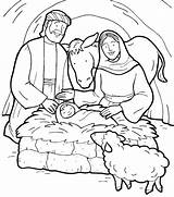 Jesus Coloring Baby Pages Printable Manger Born Birth Drawing Christmas Bible Color Preschool Getcolorings Colouring Getdrawings Nativity Print Kids Lesson sketch template