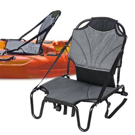 canoe kayak cushion aluminium chair seat sit  top backrest seat inflatable boat lightweight