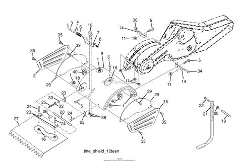 Husqvarna Tr 530 96091001705 2013 06 Parts Diagram For Tine Shield