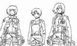 Eren Sheets Mikasa Titans Shingeki Kyojin sketch template
