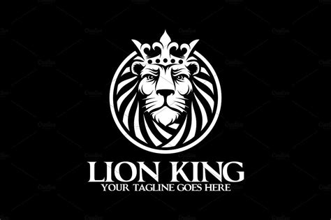 lion king elegantlydesignedmagnificentlyput pet logo leo sign tattoo lion silhouette