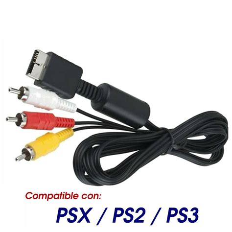 cable de video  sony play station    psx ps ps ps av tv audio
