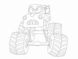Mater Monster Coloring Truck Cars Pages Tales Tall Tow Trucks Print Kids Cartoon Form Colorine sketch template