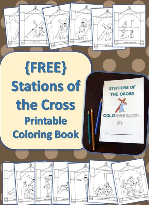 stations   cross printable coloring book  drawnbcreative