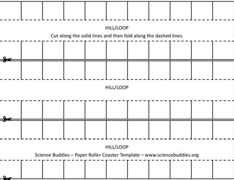 step  step  printable roller coaster templates fillable form