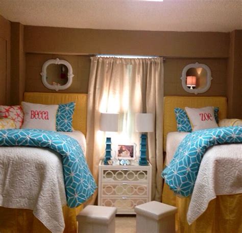 ole miss dorms at their finest ️ college pinterest a well turquoise and cute dorm rooms
