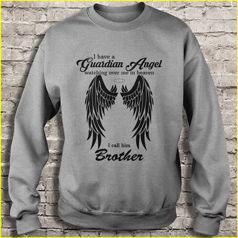 i have a guardian angel watching over me in heaven t shirts teeherivar